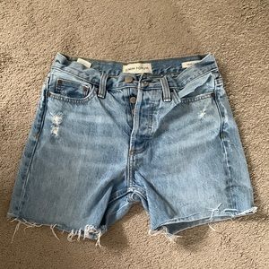 Denim Forum “the ex boyfriend” jean shorts